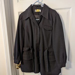 Women's black jacket by Marsh Landing, size L
